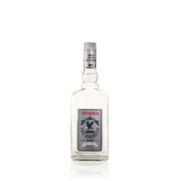 Tres Sombreros Silver Tequila